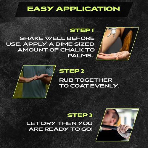 Rage Fitness Gym Liquid Chalk, Magnesium Carbonate Athletic Chalk for Excellent Grip, Gym Workout Grip Chalk, Weightlifting, Gymnastics - size: 100 mL