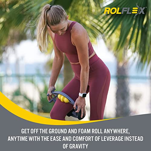 Rolflex Arm & Leg Massager Roller – Muscle Roller to Address Golfer’s Elbow, Tennis Elbow, Carpal Tunnel & More – Arm & Leg Massage Roller for Muscle Tightness & Faster Recovery - style: Rolflex