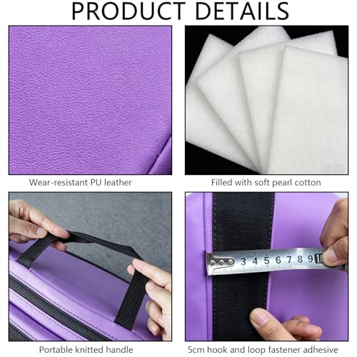 Foldable Pole Crash Mat, Pole Dance Mat, Anti-Collision Cushioned PU Leather Mat for Yoga, Gymnastics, Pole Dancing Pink 4" Tx5.2'W