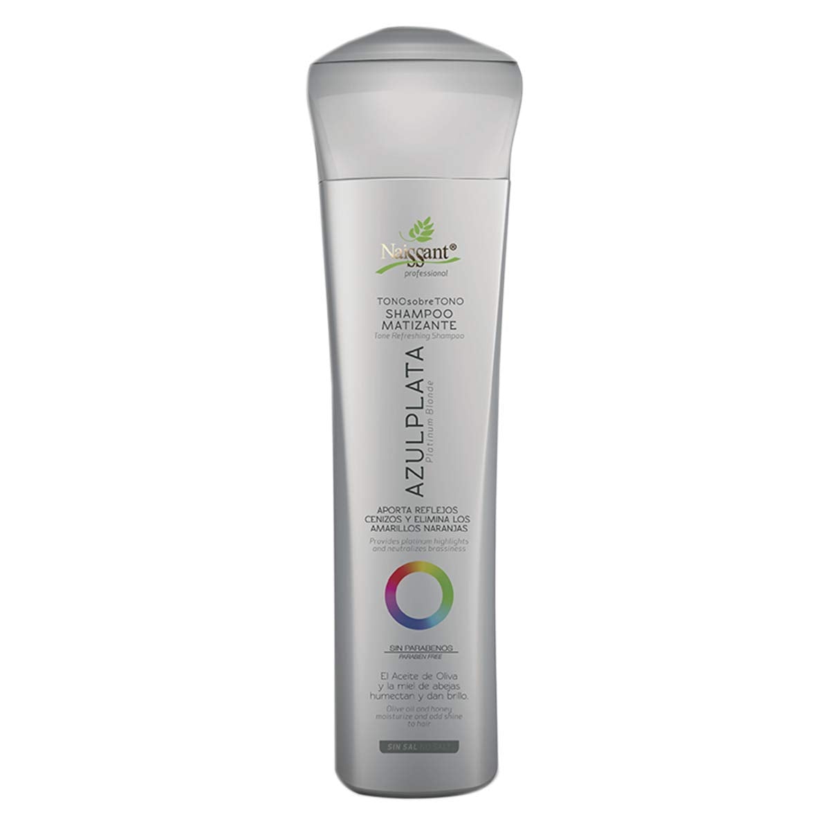 Naissant Silver Ash Blonde Hair Blue Shampoo | Eliminates Brassiness | Neutralizes Yellow & Orange Tones | Paraben, Ammonia & Su