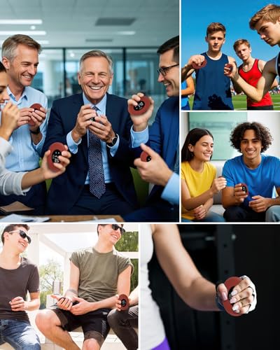 Hand Grip Strength Tester Trainer, Digital Hand Gripper Strengthener Up to 395 Lbs (180kg), Hand Gripper Strength with Counting, Stress Balls for Sport
