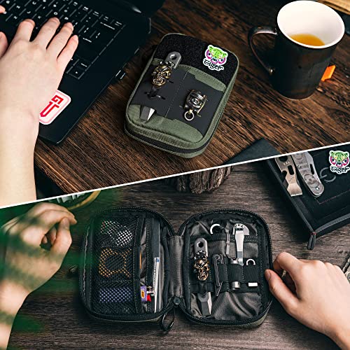 TACTICAL GEEK Block E2.0 EDC Compact Waist Multi-Purpose Molle Pouch Organizer, Green - color: Green