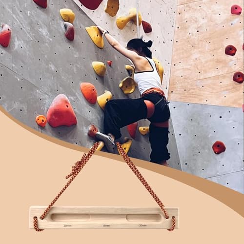 Yiju Climbing Training Workouts Climbers Finger Strength with Rope Portable Compact Hang Hold - color: 20mm 15mm 20mm
