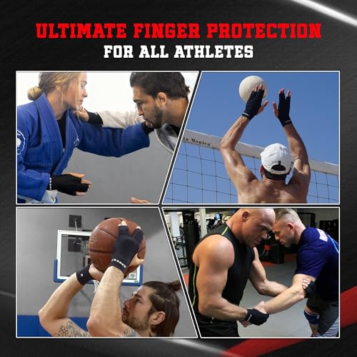 Grappz Middle Finger Brace Compression Gloves, Splint Alternative, Unisex L | Athletic Buddy Tape, Finger Sleeve & Brace, Arthritis Pain Relief & Joint Stabilizer for All Sports - size: Large, style: Middle Finger