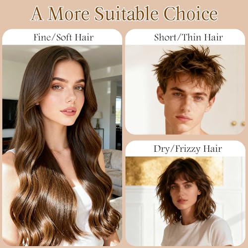 STYLEMATE Wild Boar Bristle Slick Back Hair Brush, Large Soft Bristle Hair Brushes for Thin & Fine Hair, Natural Sapele Wooden Handle Hairbrush for Women Men - size: Large
