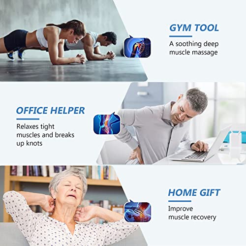 2-Pack Manual Massage Balls, Roller Back Massager Great for Relax, Deep Tissue Massage Tool to Relief Full Body, Sore Muscle, Neck, Shoulders, Feet, Joint Pain, Stiffness(Blue) - style: 2 - Pack - Resin Ball