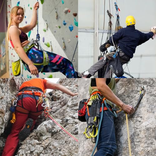 Climbing Holds Anchor Set - 6 PCS - Stainless Steel Bolt Hanger and Bolt Heavy Duty Climbing Holds Weight 2500KG for Indoor Outdoor Climb Train - size: 8MM