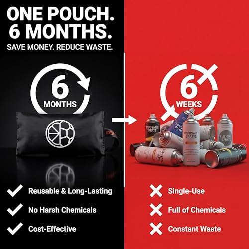 Defiance Fresh Shoe Deodorizer, Shoe Odor Eliminator, Natural Freshener | Natural Bamboo Charcoal, Lemon & Ocean Scent, 2 Pack, Shoe Deodorizing Inserts, Long Lasting, Reusable, Odor Remover shoes,
