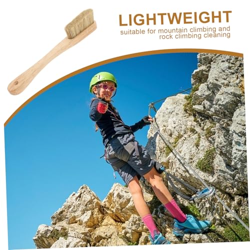 Bouldering Brush with Soft Bristles Lightweight Compact Climbing and Bouldering Gear Cleaning Tool for Climbing Holds and Reliable for