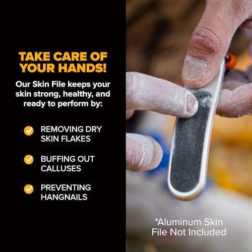 Climbskin Replacement Sand Papers - Includes 10 Premium Adhesive Replacements for Climbskin Aluminum Skin File - 5 Coarse and 5 Fine Sand Paper Refills