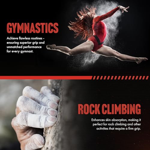 STYK Vaulter Magazine - Enhanced Liquid Chalk, No Mess, Work Out Chalk, Grip Boost, for Weightlifting, Gymnastics, Rock Climbing, Bodybuilding, Pole Vault, Crossfit, and More, Liquid Hand Chalk - style: 60ml with GRIT