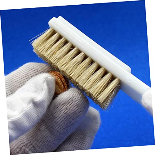 OUNONA 2Pcs Bouldering Brush Natural Material Climbing Stone Cleaner with Thick Bristles and Ergonomic Handle for Outdoor Sports and Boulder Cleaning