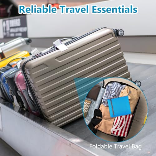 60L Duffle Bag with Shoes Compartment - Foldable&Large Capacity Travel Duffel Bags, Lightweight & Water-Resistant Gym Bag - Light Blue - color: 60L-Light Blue
