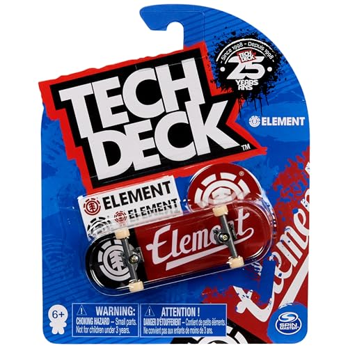 Tech Deck, 96-mm Fingerboard with Authentic Designs, for Ages 6 and Up (Styles May Vary)