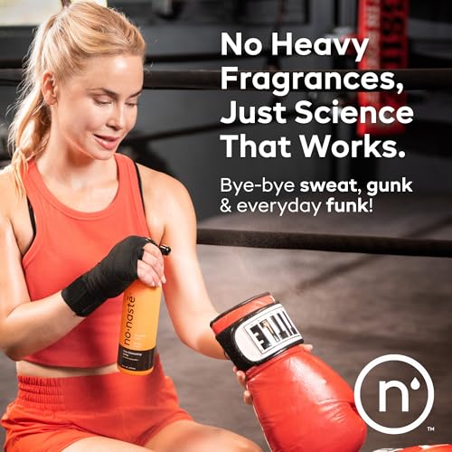 Nonaste Shoe, Sneaker & Gym Bag Odor Eliminator Spray, 16 oz, Pack of 2 | Spray Eliminates Odor in Shoes, Sneakers, Gym Bags, Sports Gear & Yoga Mats. Long-Lasting, Fabric-Safe Refresher. - size: 16 Ounce (Pack of 2)