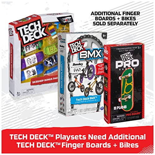TECH DECK The Berrics X-Connect Park Creator Customizable Ramp Set | Foldable 30" Transforming Park, Berrics Pro Fingerboard, Portable Mini Skatepark, Toy Skateboard GIfts for Kids Ages 6+