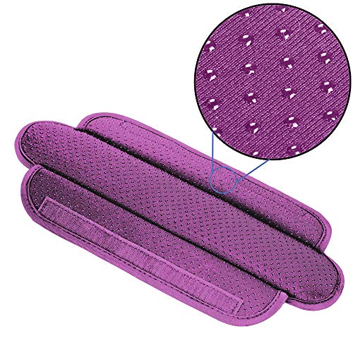 ZINZ Ultra Thick & Breathable Universal Shoulder Pad Cushion for Bag - Long & Comfort - color: Purple