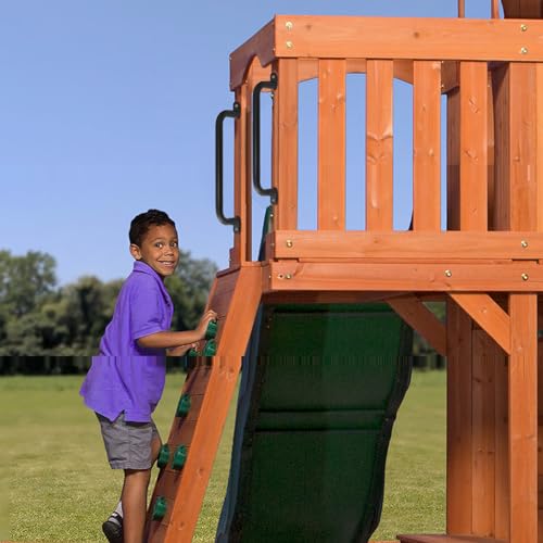 17 Inch Black Playground Handles Indoor Kids Monkey Bar Ladders 6Pcs | Heavy Duty Solid Metal, Non-Slip Matte Black Powder Coating, Comfy Secure Hand Grips for Playset Swing Set Climbing Frame - color: Black-6pack