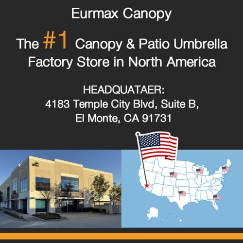 Eurmax USA 4 Pack Heavy Duty Ground Stakes,Industrial Grade Spiral Steel Screw-In Anchors with 4 Bonus Tie-Down Ropes,High Wind Stabilizing Kit for Trampolines,Dog Tie-Out,Canopies,Outdoor Sheds,Black - color: Black, style: Round Head Pro