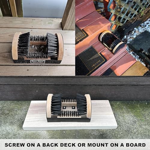 Boot Scrubber - Outdoor Heavy Duty Boot Scraper Brush & Shoe Mud Cleaner | Outdoor heavy-duty boot scrubber . Quickly removes mud, snow and debris from boots and shoes. Durable all-weather design. - color: Boot Scraper