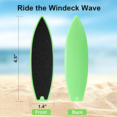 4 Pack Finger Surfboard for Car Ride - 1.4" x 4.5" Pro Air Fingerboard, Fun Keepsake Toy Gifts for Teens, Ideal Birthday & Travel Stocking St - color: Blue White Black Green Yellow and Red
