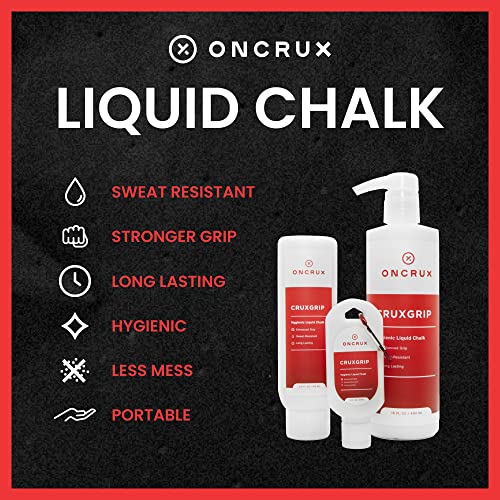 Liquid Chalk - Sweat Resistant, Mess Free Lifting Chalk - Made in USA - Superior Hand Grip for Weightlifting, Rock Climbing, Gymnastics, Crossfit, Powerlifting - style: 2 & 8.5 Fl Oz