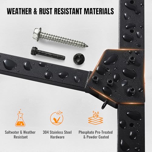2-Tier Foldable Kayak Wall Mount Rack | Space-Saving Swing-Away Design - Heavy Duty Thickened Steel Storage Hanger for Kayaks, Canoes, 304 Stainless Steel Screw - size: Folding Wall Mount for 2 kayaks-H31.5"
