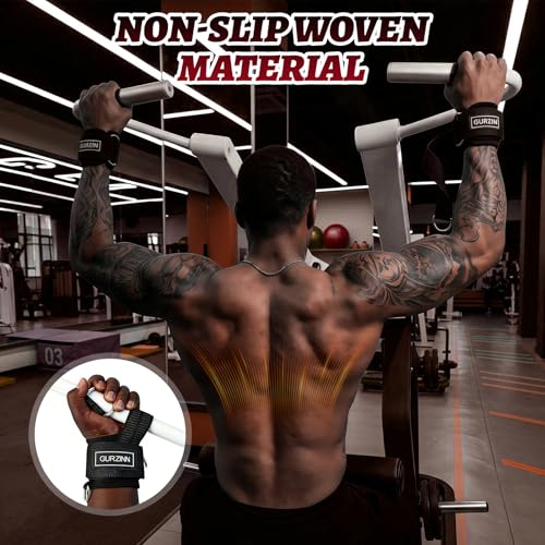 Weight Lifting Wrist Straps with 30Lbs Heavy Duty Rope-18 inch Cotton for Weightlifting Bodybuilding, Face Pull,Powerlifting, Pull Training & Deadlifts - color: Black