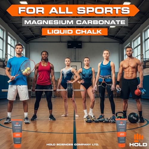 HOLD Liquid Sports Chalk for Climbing, Weightlifting, Gymnastics & Powerlifting – No Additives, Non-Toxic, Sweat-Resistant, Strong Grip Performance - style: Unscented