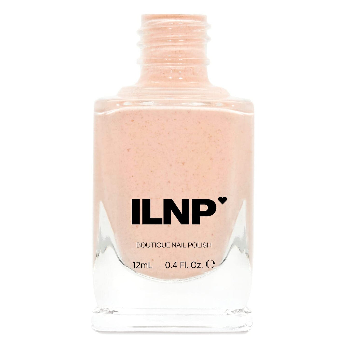 Ilnp Cottontail - Soft Apricot Speckled Nail Polish, 7-Free, Non-Toxic, Vegan, Cruelty Free, 12Ml
