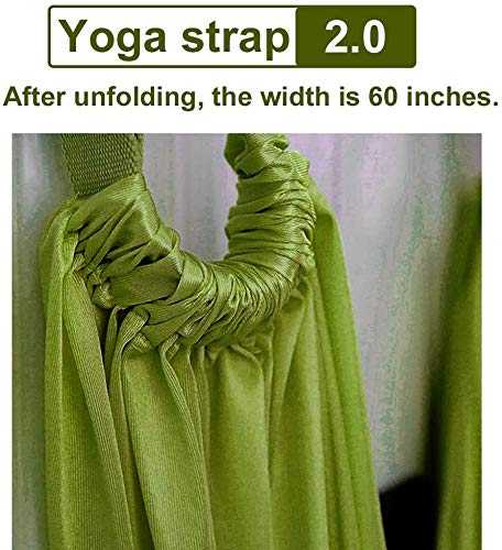Yoga Fitness Stretching Strap, Adjustable Leg Stretcher Back Bend Assist Trainer, Improve Leg Waist Back Flexibility Home Gym Equipment for Rehab Pilates Ballet Cheerleading Splits Gymnastics - color: pink