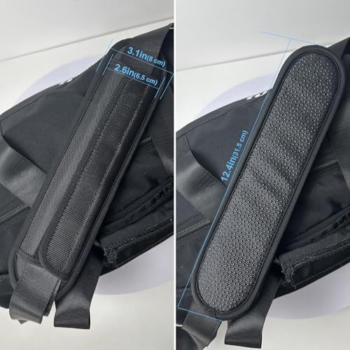 FIEIL 2 Pack Breathable Universal Strap Pads, Silica Gel Guitar Strap Pads, Help Relieve Shoulder Pain (Anti-Slip Texture) - size: 2 Pack Silicone Particles