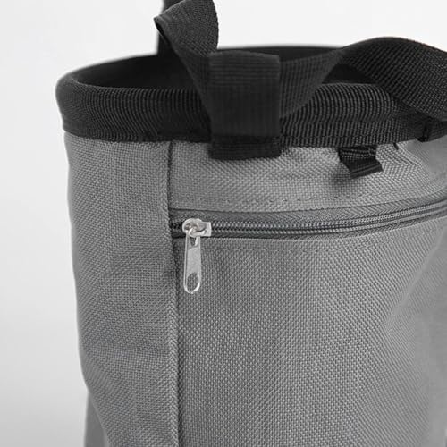 Waterproof Magnesia Sack with Belt Climbing Chalk Bag Magnesia Powder Pouch for Mountaineering Travel Sports Fitness Golf - color: Gray