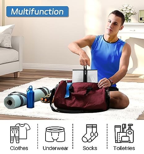 MISSLO Waterproof Shoe Bags for Travel 4 Pack XX-Large Shoe Storage Bag Clear Sneaker Pouch Portable Boots Organizer with Sturdy Zipper for Men & Women