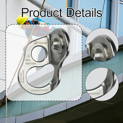 Climbing Bolt Hanger Stainless Rock Climbing Fixed Attachment Compact Rotating Design Suitable for Home Gym Outdoor