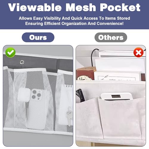 2 Pack RV Shoe Storage Solutions, Hanging Shoe Organizer with 8 Large Pockets