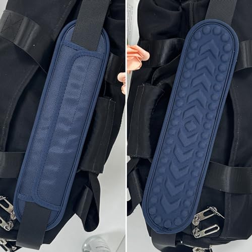 FIEIL 2 Pack Breathable Universal Shoulder Pad, 3D Cushion Air Backpack Strap Pads, for Shoulder Bags, Detachable Shoulder Strap Pad Pads Help Relieve Shoulder Pain(3D Air Cushion-Sapphire Blue) - size: 2 Pack 3D Air Cushion-Sapphire Blue