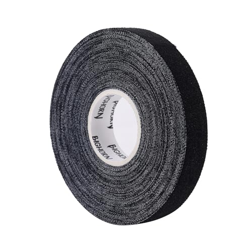 Bighorn Athletics Finger Tape, Male Climber Tin, 0.5" x 45ft, 8Rolls, Black | Climbing tape with retro design tape holder for tension support & bouldering. EZ tear, strong adhesive, residue-free. - color: Black
