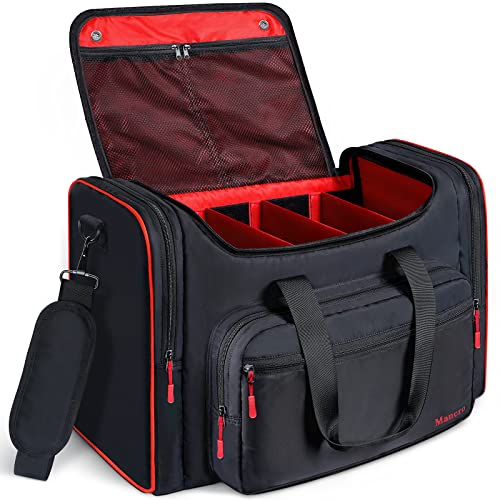 Mancro Padded Sneaker Bag, Sneakerhead Gifts, Shoe Travel Bags Fit 4 Pairs | Come with Insulated Pocket and Shoulder Strap, Multi-functional Sports Gym Duffle for Basketball, Shoes, Cloth