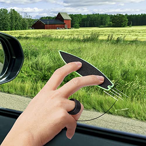 4 Pack Finger Surfboard for Car Ride - 1.4" x 4.5" Pro Air Fingerboard, Fun Keepsake Toy Gifts for Teens, Ideal Birthday & Travel Stocking St - color: Blue Black Green Yellow and Red
