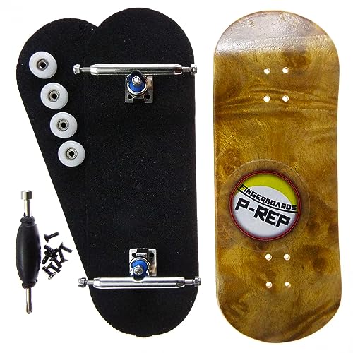 P-REP V2 Performance Complete Wooden Fingerboard 34mm - Burl - color: Burl