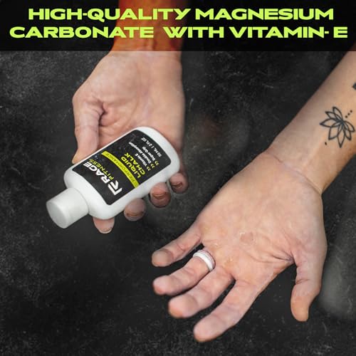 Rage Fitness Gym Liquid Chalk, Magnesium Carbonate Athletic Chalk for Excellent Grip, Gym Workout Grip Chalk, Weightlifting, Gymnastics - size: 59 mL