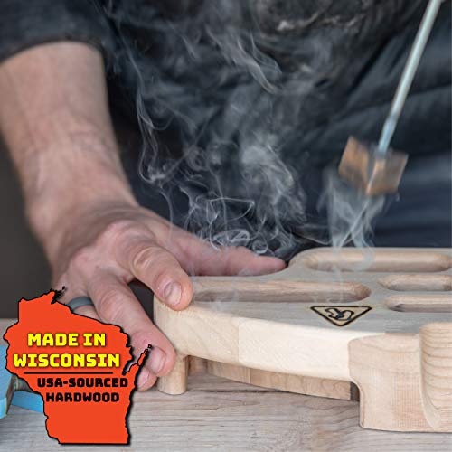 USA-Made Wood Hangboards - The Ultimate Wooden Rock Climbing Hangboards/Fingerboards - style: Buddyboard