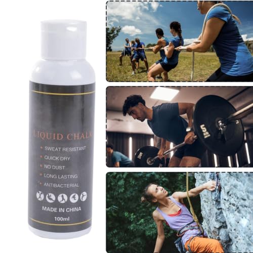 Workout Chalk for Hands Fast Drying Anti-Slip Hand Powder | Weightlifting Anti-Skid Chalk for Rock Climbing Badminton Weightlifting Gymnastics Fitness Tennis Golf - color: White