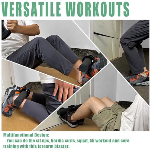 Forearm Strengthener Roller, 2.2 Inch Diameter Multi-functional Forearm Workout Equipment with Thick Grip Handle, Wrist Roller, Forearm Blaster for Wrist and Arm Strength Training Workout