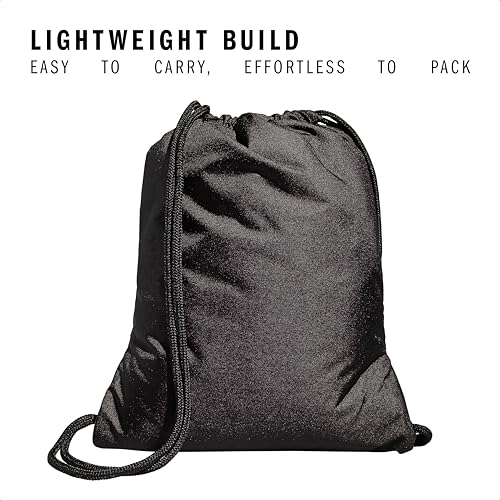 adidas Alliance Sackpack – Drawstring Backpack for Sports, Small Gym Bag, Jersey Onix Grey/Black/White/2, OSFA - color: Jersey Onix Grey/Black/White/2