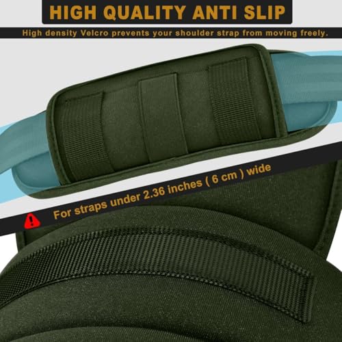 ZINMARK Tactical Shoulder Pad with Ultra-Thick Cushion for Vest Shoulder Straps and Backpacks, Comfort and Breathable,Army Green - color: Army Green