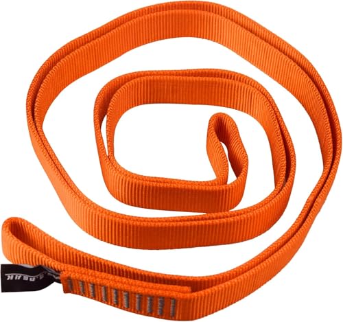 SEPEAK 25mm Nylon Tubular Webbing 1-Inch, 29kN/6520lbs, UIAA Certified Webbing Straps - color: Orange, size: 120cm / 48inch | Pack of 1