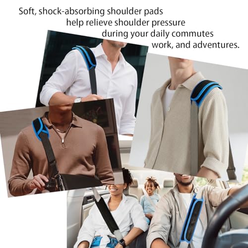 2 Pack Shoulder Strap Pads for Backpack Accessories,Replacement Universal Shoulder Pad Cushion Relieve Shoulders Pressure - color: Blue