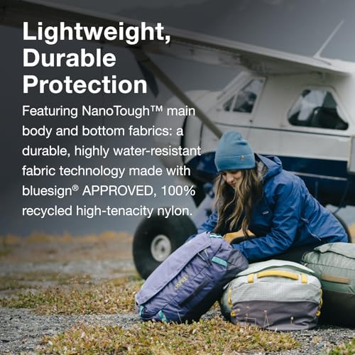 Osprey Transporter Lightweight Travel Duffel Bag - Extra Large Water Resistant Durable Gear Bag for Men and Women - color: Pine Leaf/Earl Grey, style: 65l